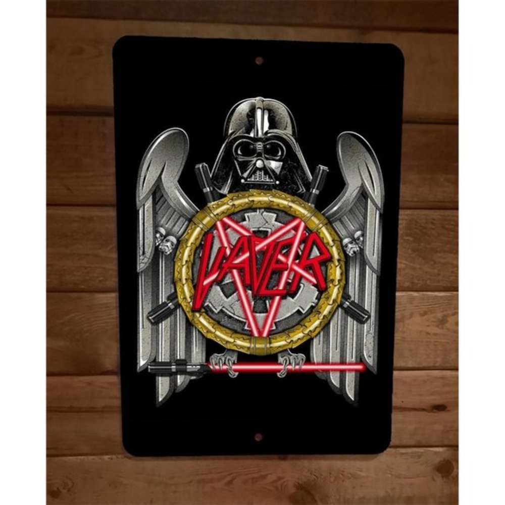 Vader of Death Star Wars Darth Slayer Parody 8x12 Metal Wall Sign Star Wars